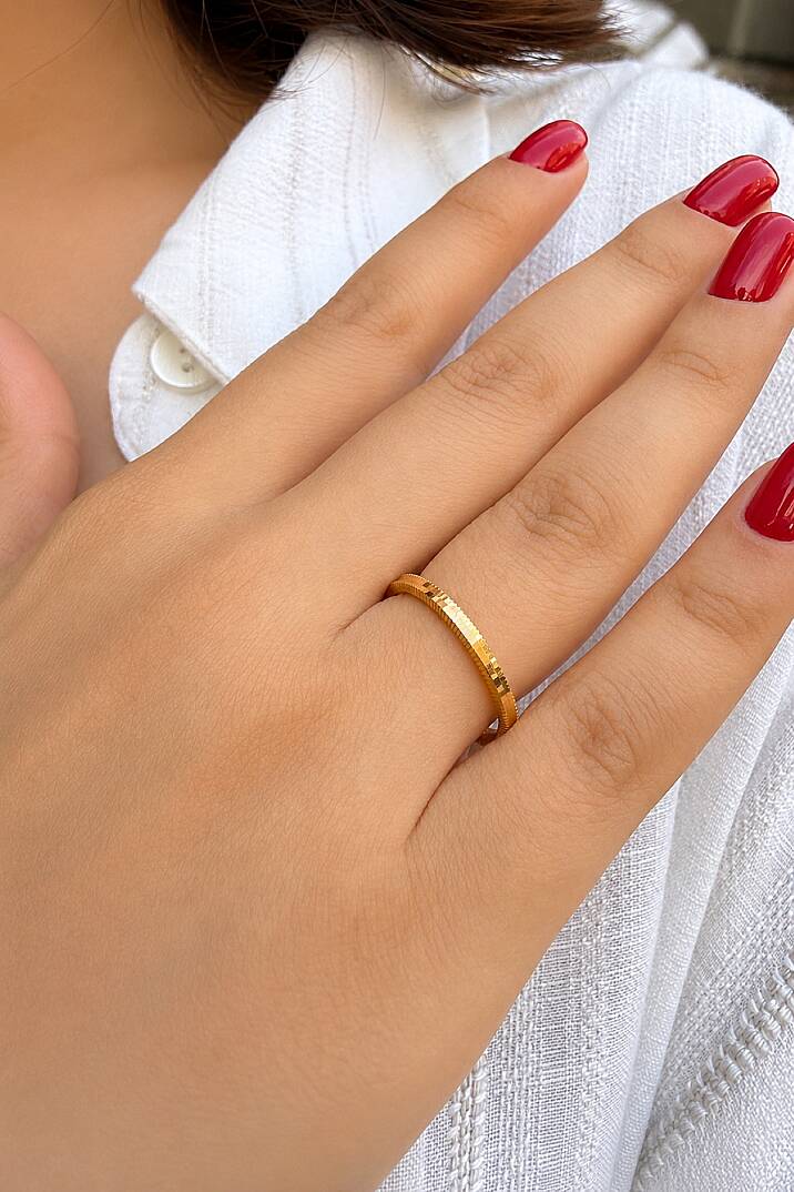 Ajda Altın Yüzük 22YZK158 - 1
