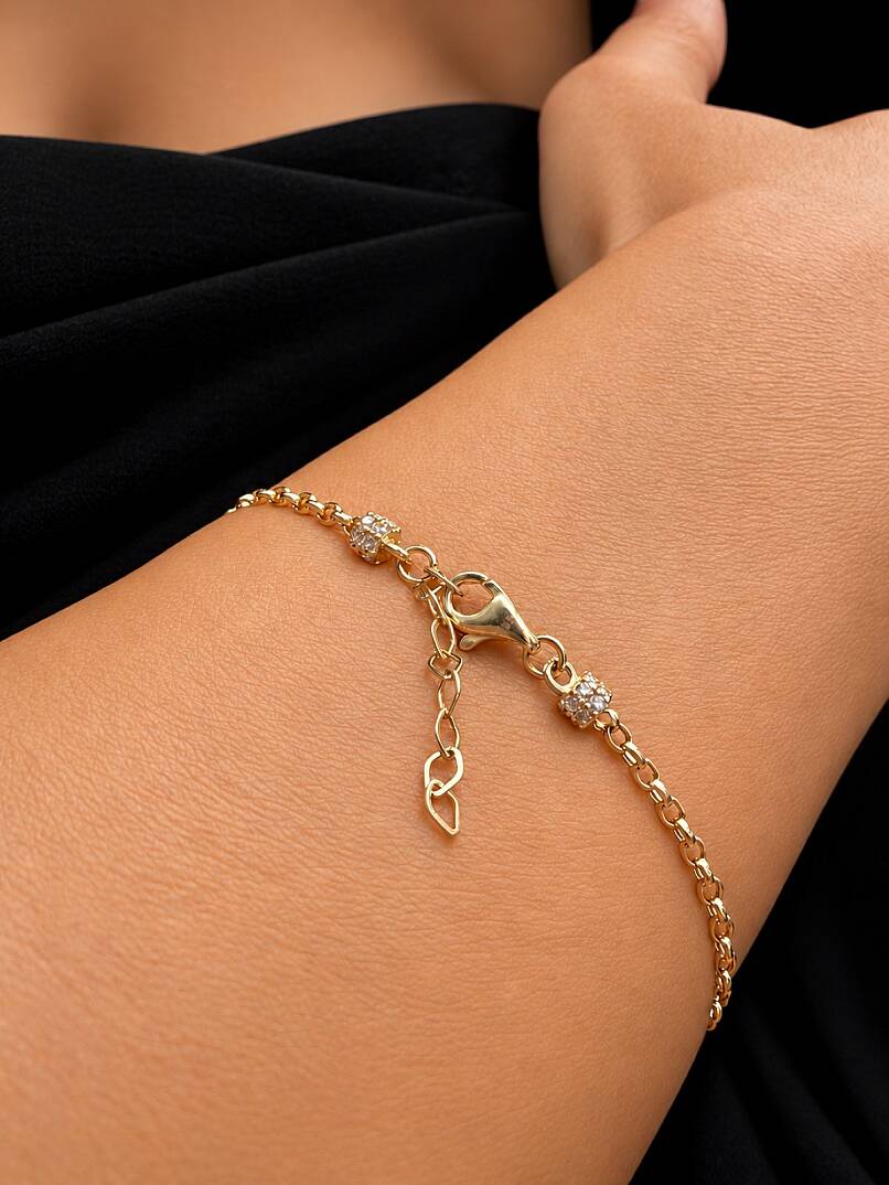 Kuzey Yıldızı Altın Bileklik 14BLK3172 - 2