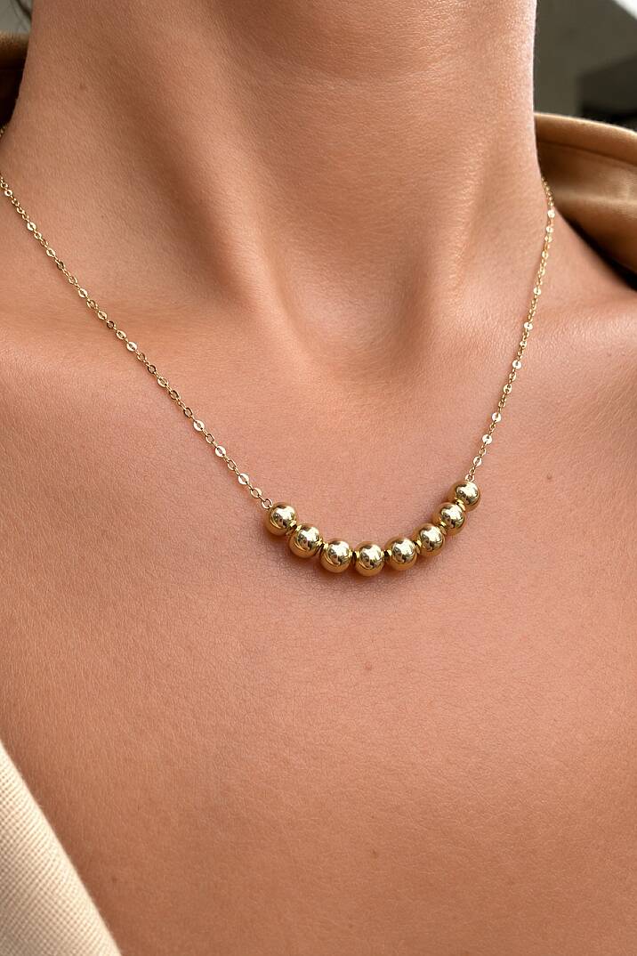 Toplu Altın Kolye 14KLY1230 - 1
